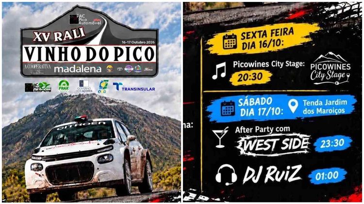 Campeonato dos Açores de Ralis: 31 equipas inscritas no Rali Vinho do Pico