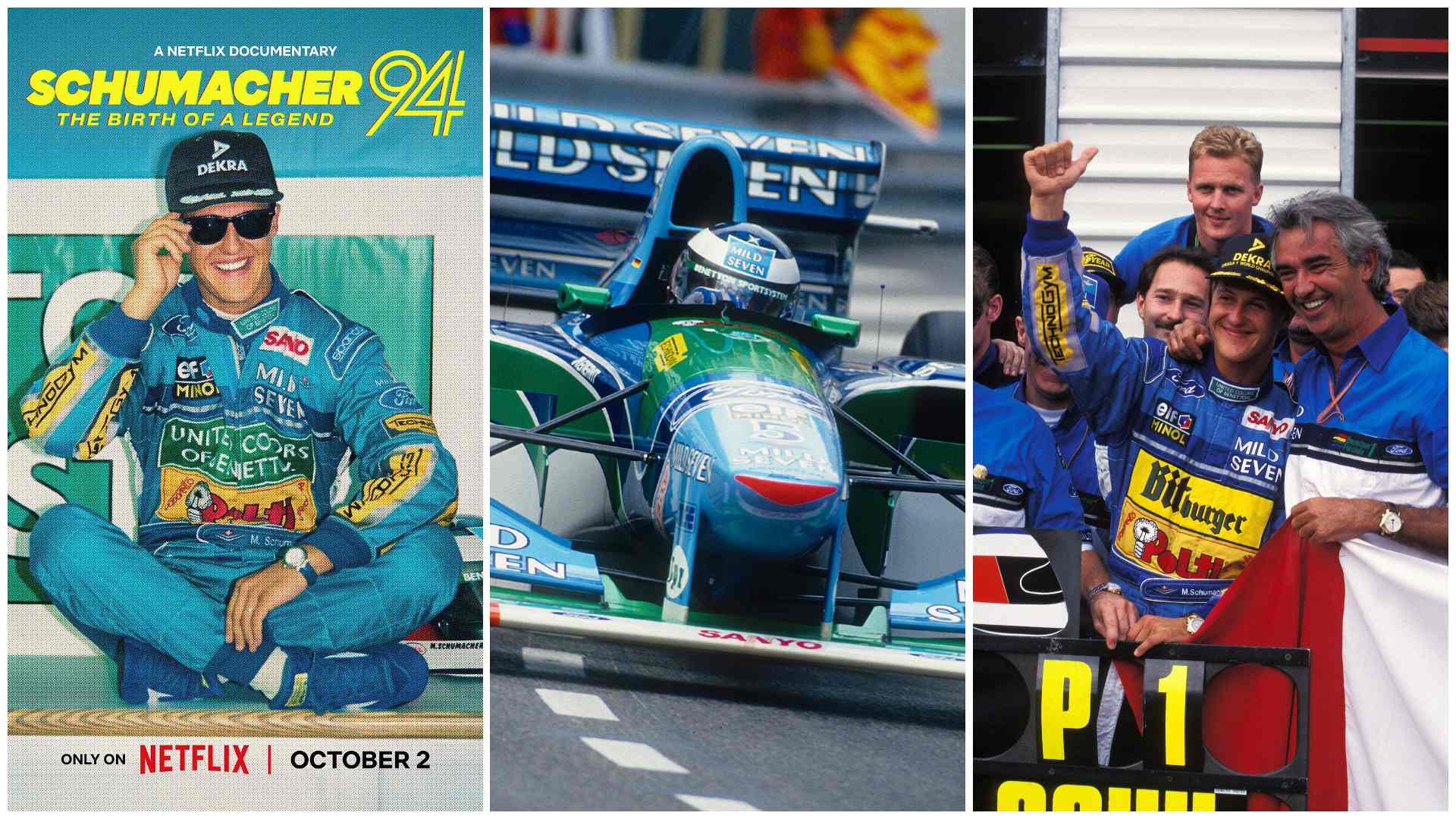 Schumacher ’94 (Netflix): o ano em que a Fórmula 1 perdeu a inocência e ganhou uma lenda