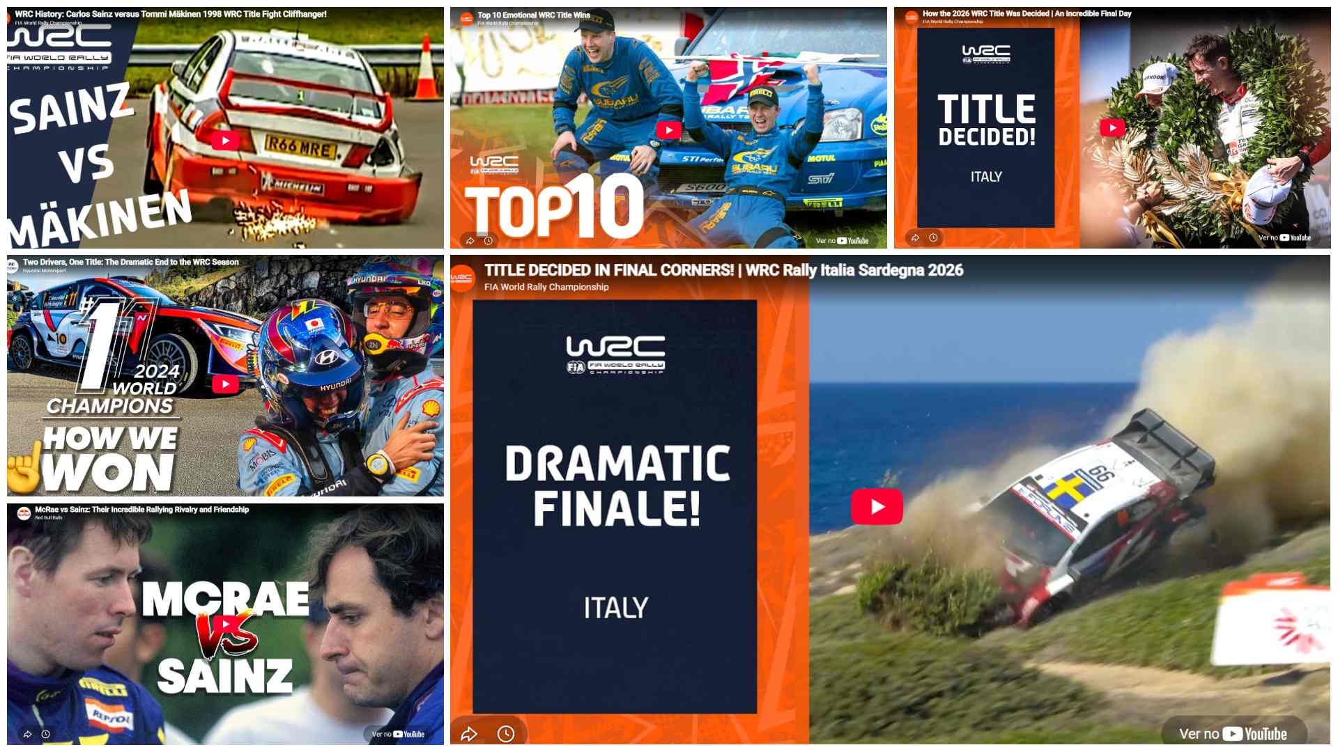 Top 10 das decisões de título mais dramáticas na História do WRC