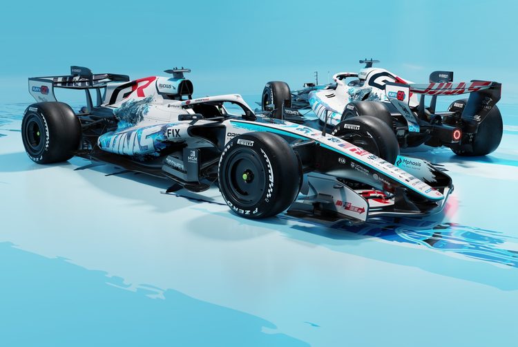 F1: Haas com decoração especial para Austin, inspirada em Godzilla