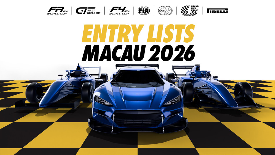Listas de inscritos esgotadas para as Taças do Mundo FIA no 73º GP de Macau