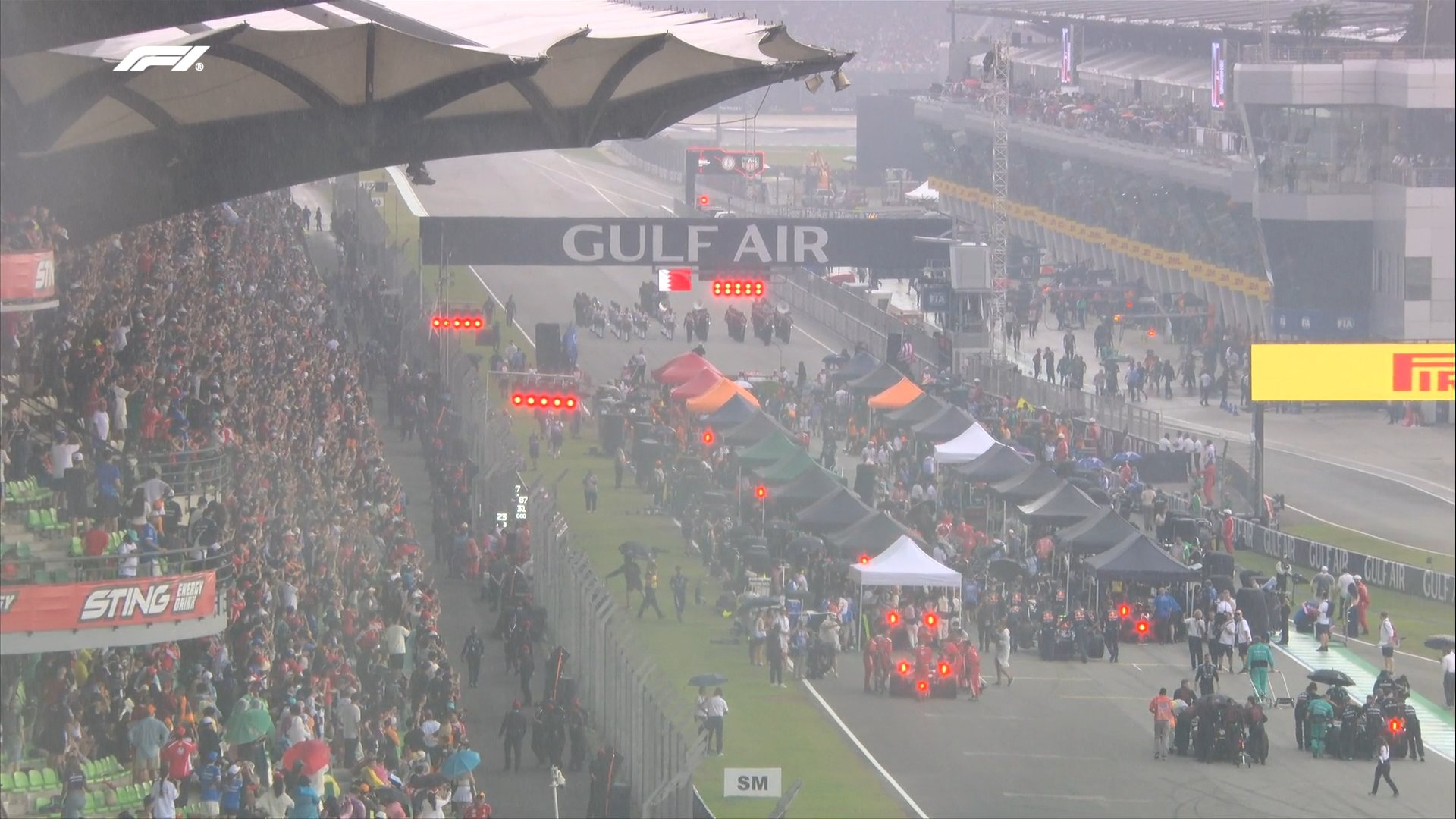 GP do Bahrein F1: Chuva vai afetar a corrida
